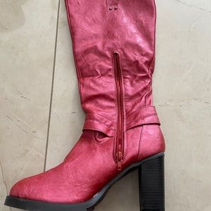 unworn knee high boots